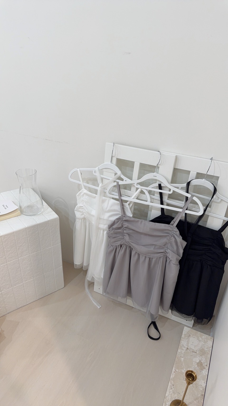 網紗仙女背心 肩帶可調 3colors