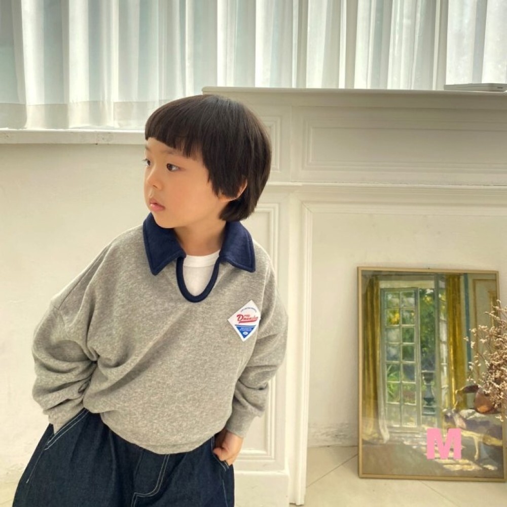 90-140 DM 翻領大學T