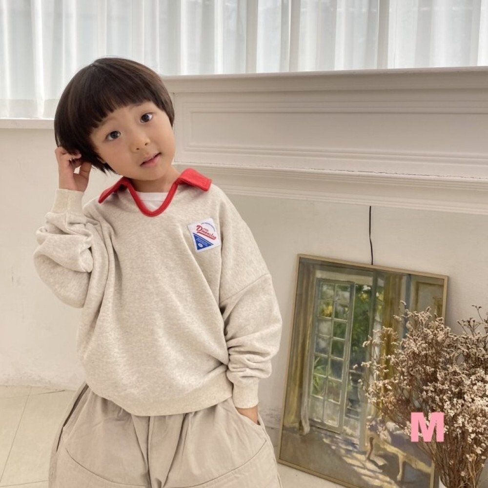 90-140 DM 翻領大學T