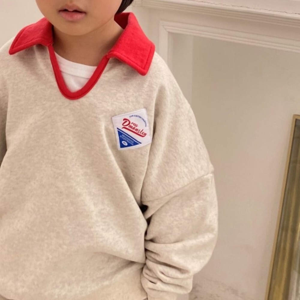 90-140 DM 翻領大學T