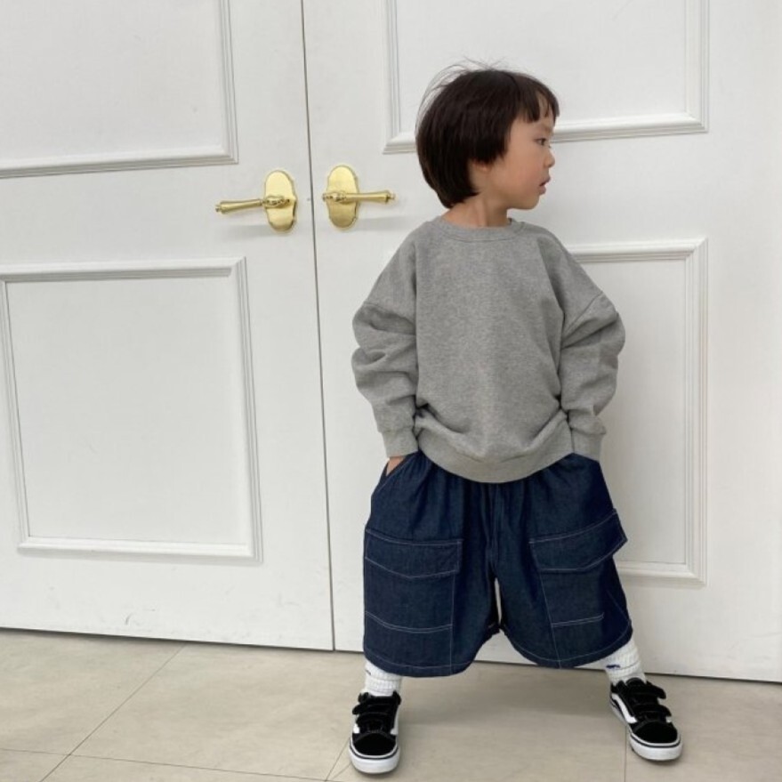 90-140 DM 前短後長抽繩大學T