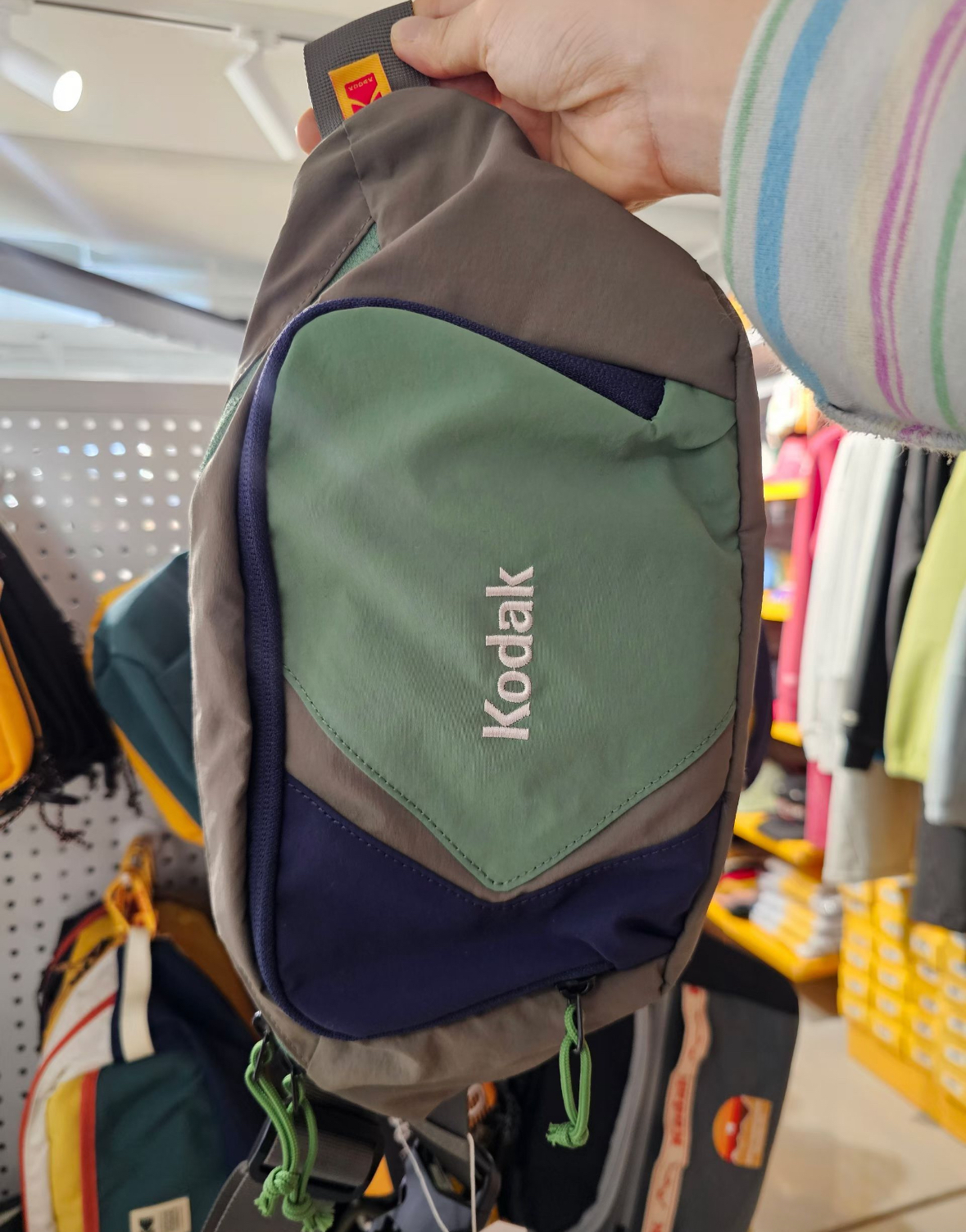 【春季新品限時開團🔥 3/2 晚上12:00準時收單～】Kodak 柯達 拼色 腰包 K6243LBG24