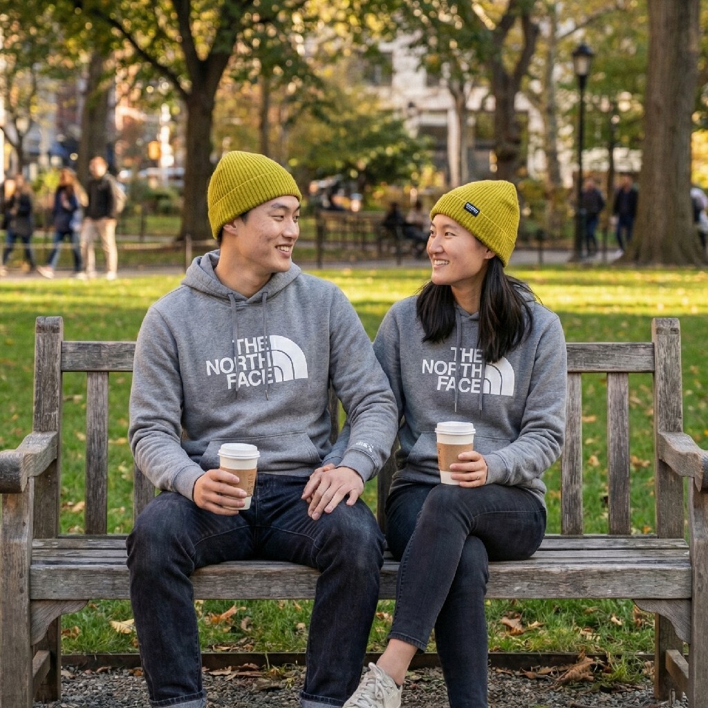 【預購】The North Face H022318 經典半圓 LOGO 連帽衫