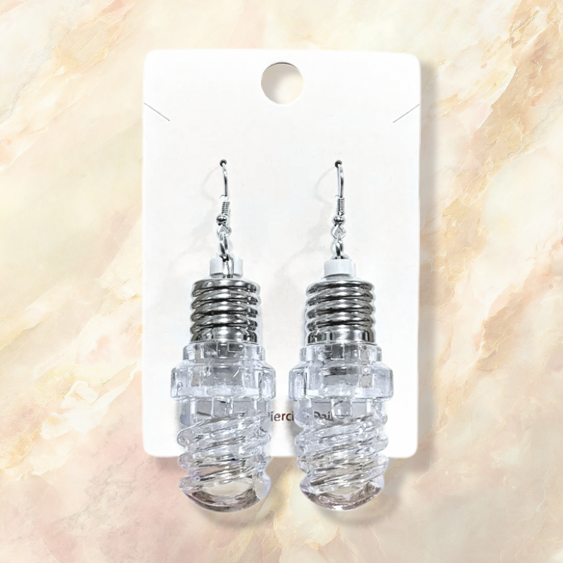 合金-耳勾式鋼針 發光垂吊燈泡 3款