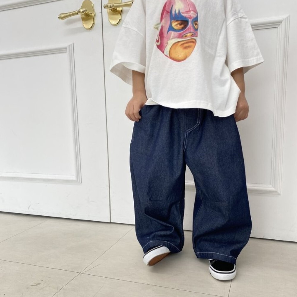 90-140 DM 繭型牛仔褲