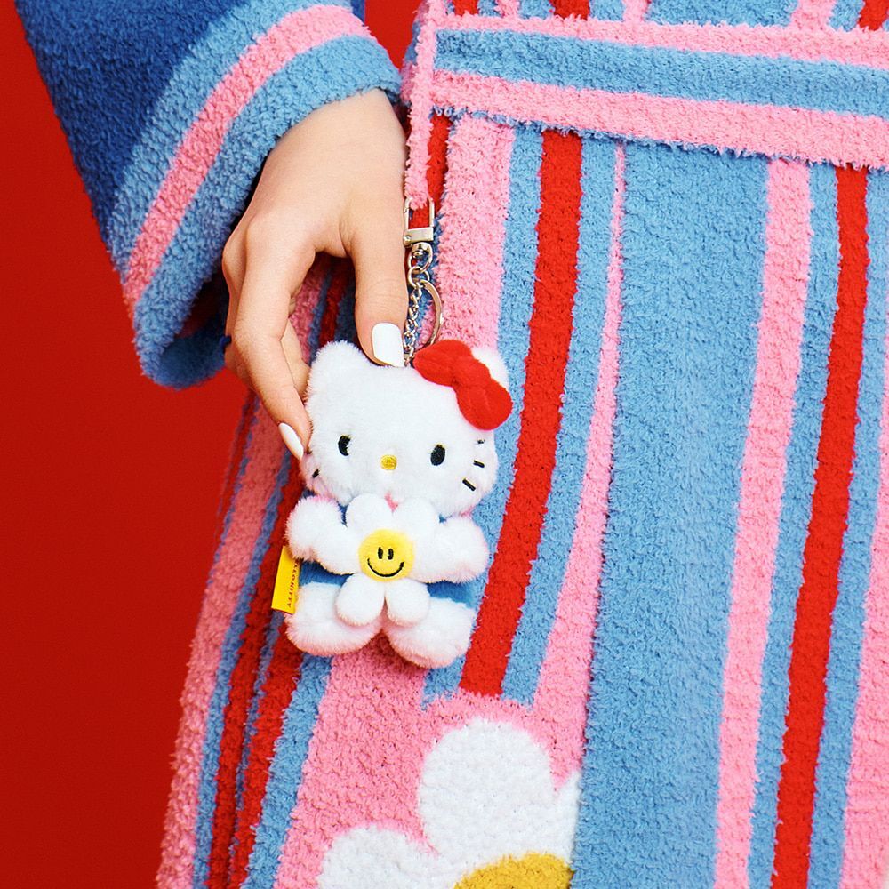 WIGGLE WIGGLE Toy Keyring Kitty & Smile We Love