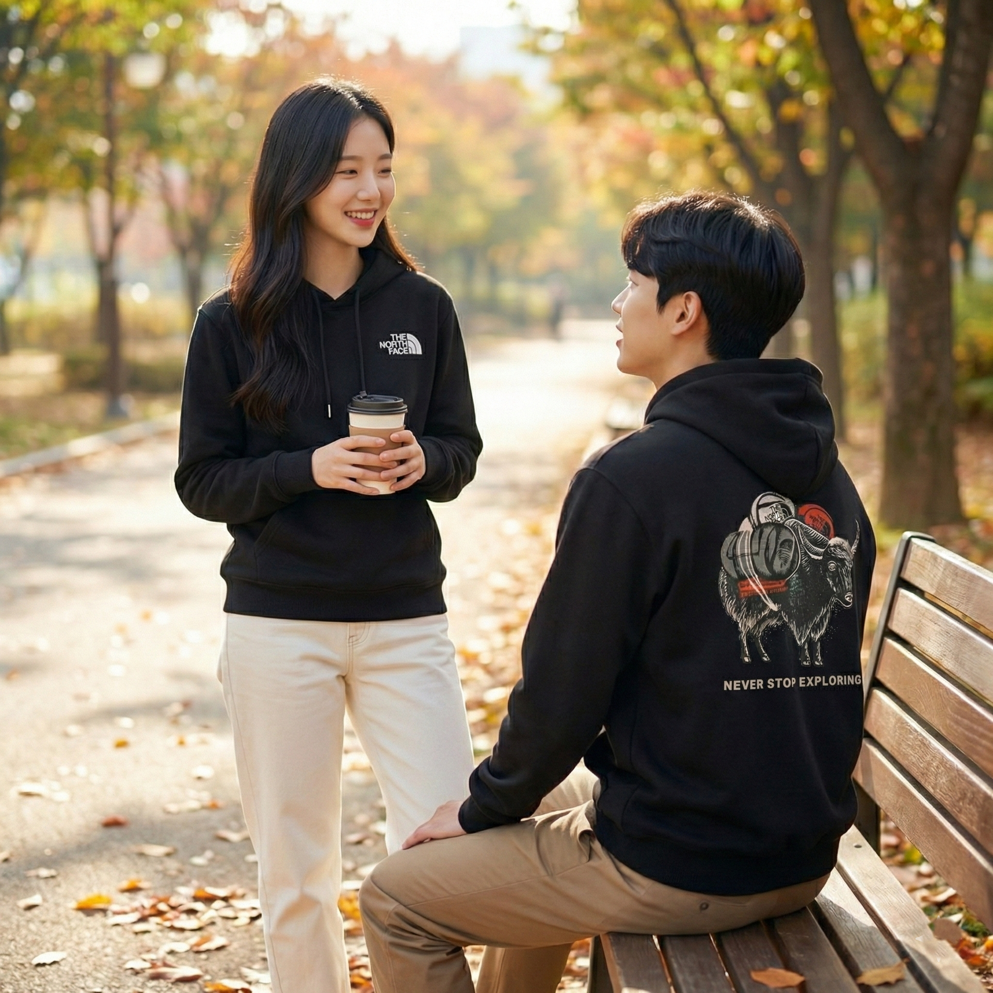 【預購】The North FaceMen H022317 Evolution 系列 Vault 三圖層組合印花連帽衛衣