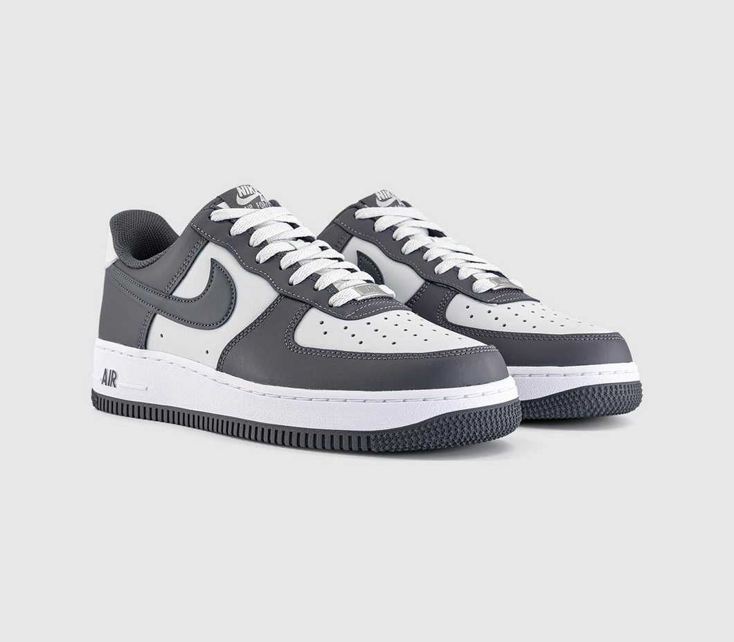 【預訂】NIKE AIR FORCE 1 07 深中灰拼色-MEN