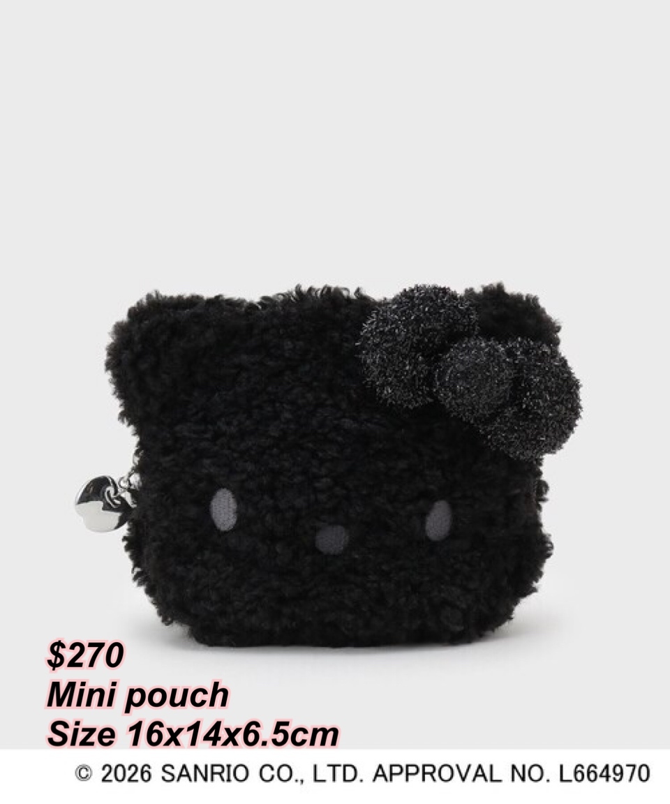 260224 Hello Kitty x 店舖限定mini pouch / 多色