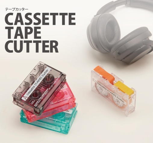 日本sun-star．錄音帶膠帶切割器 膠台 共四色