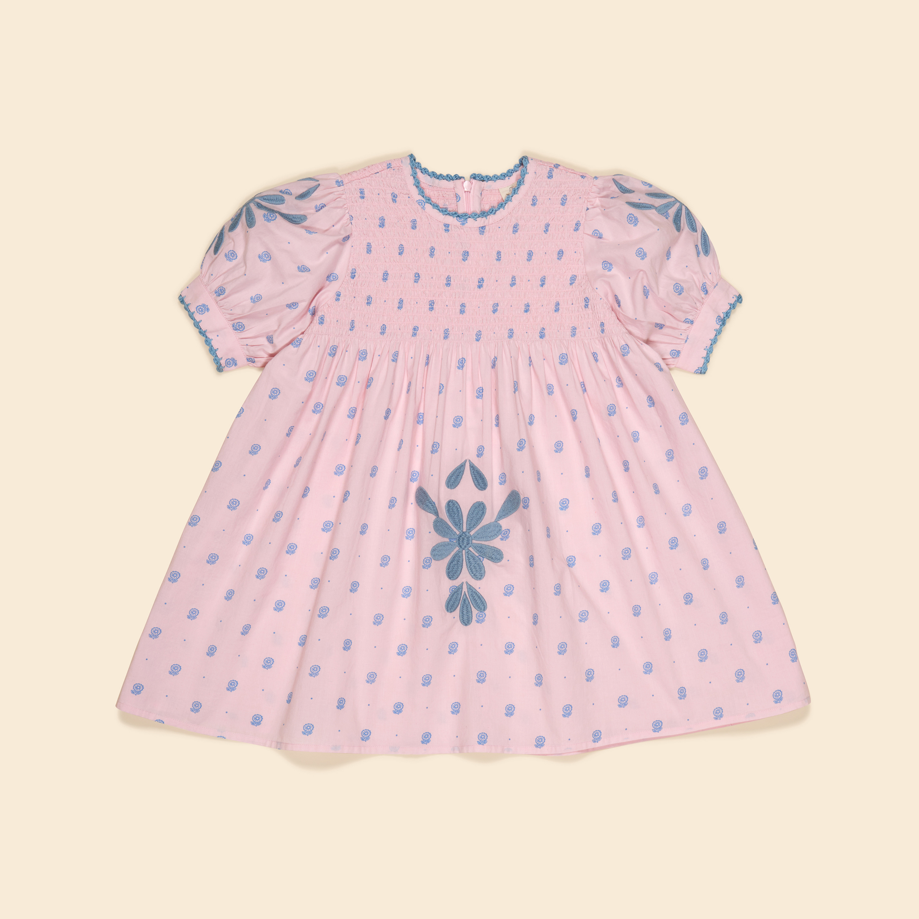Apolina 滿滿花兒褶皺洋裝 NOEMIE DRESS - STUDIO CALICO PINK