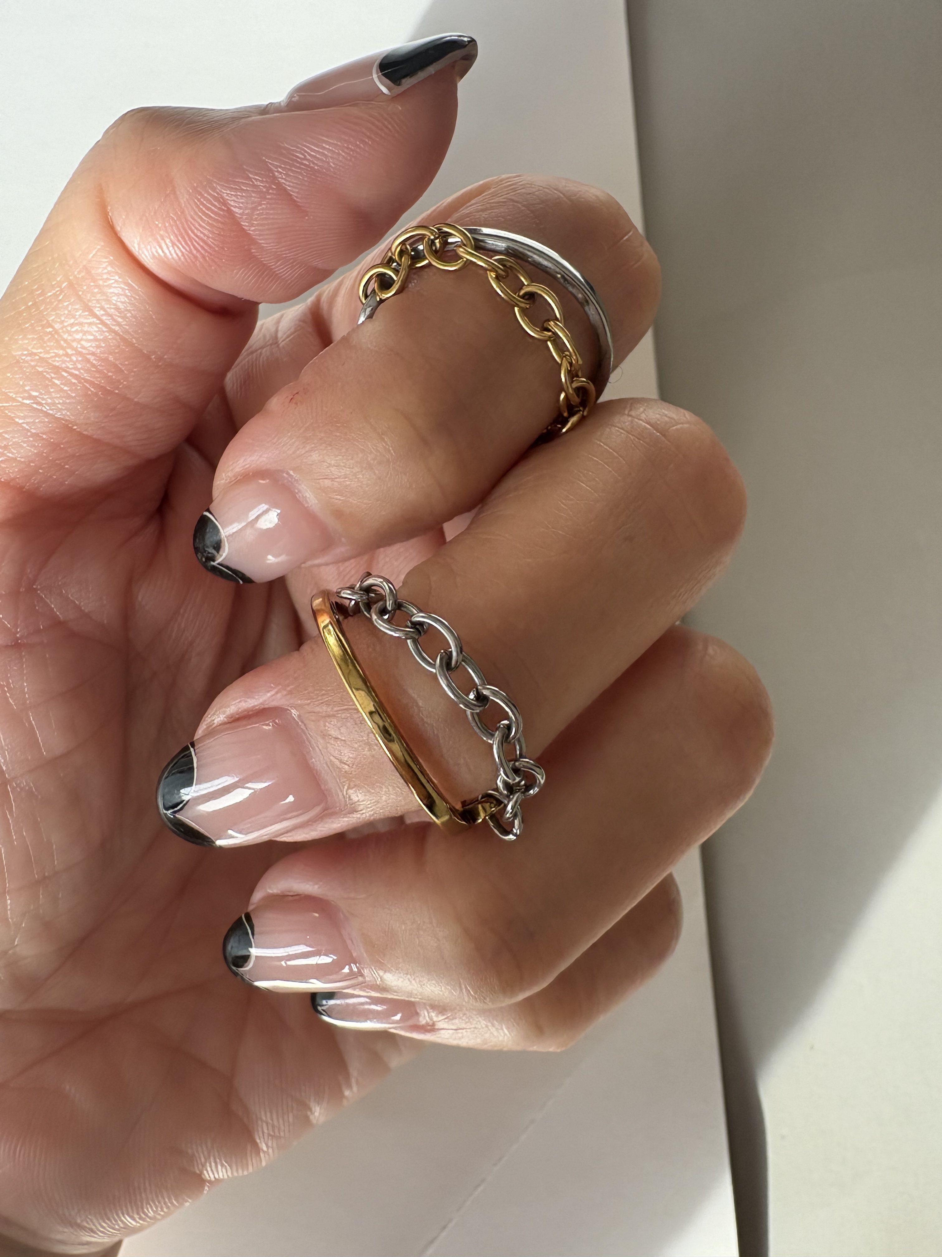 original double design ring