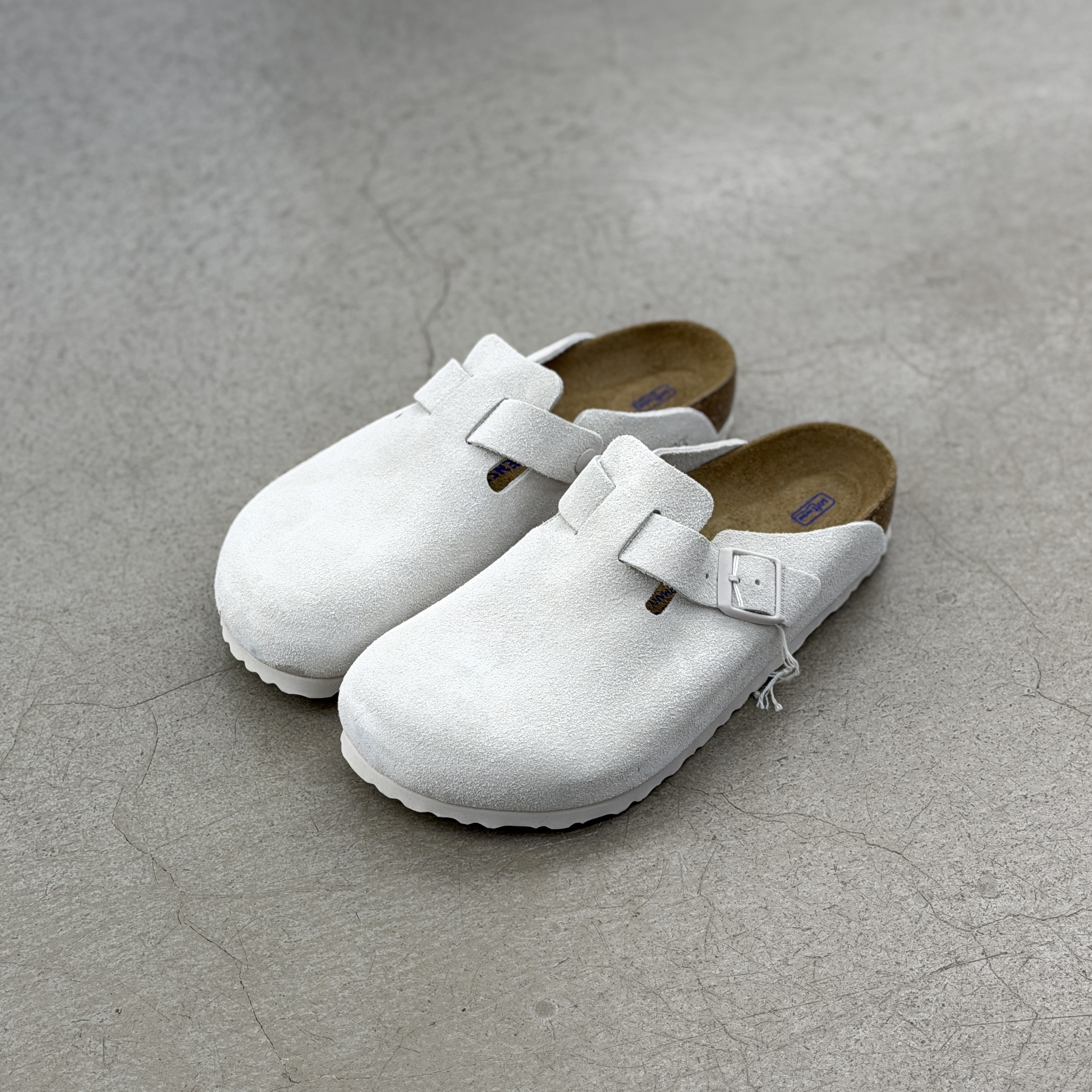 Birkenstock Boston Antique White