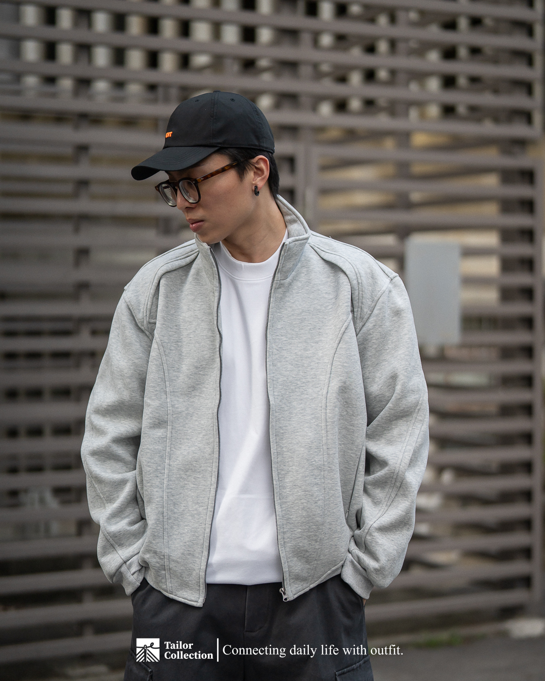 #預購 Tailor collection 插肩袖 拉鍊外套 兩色