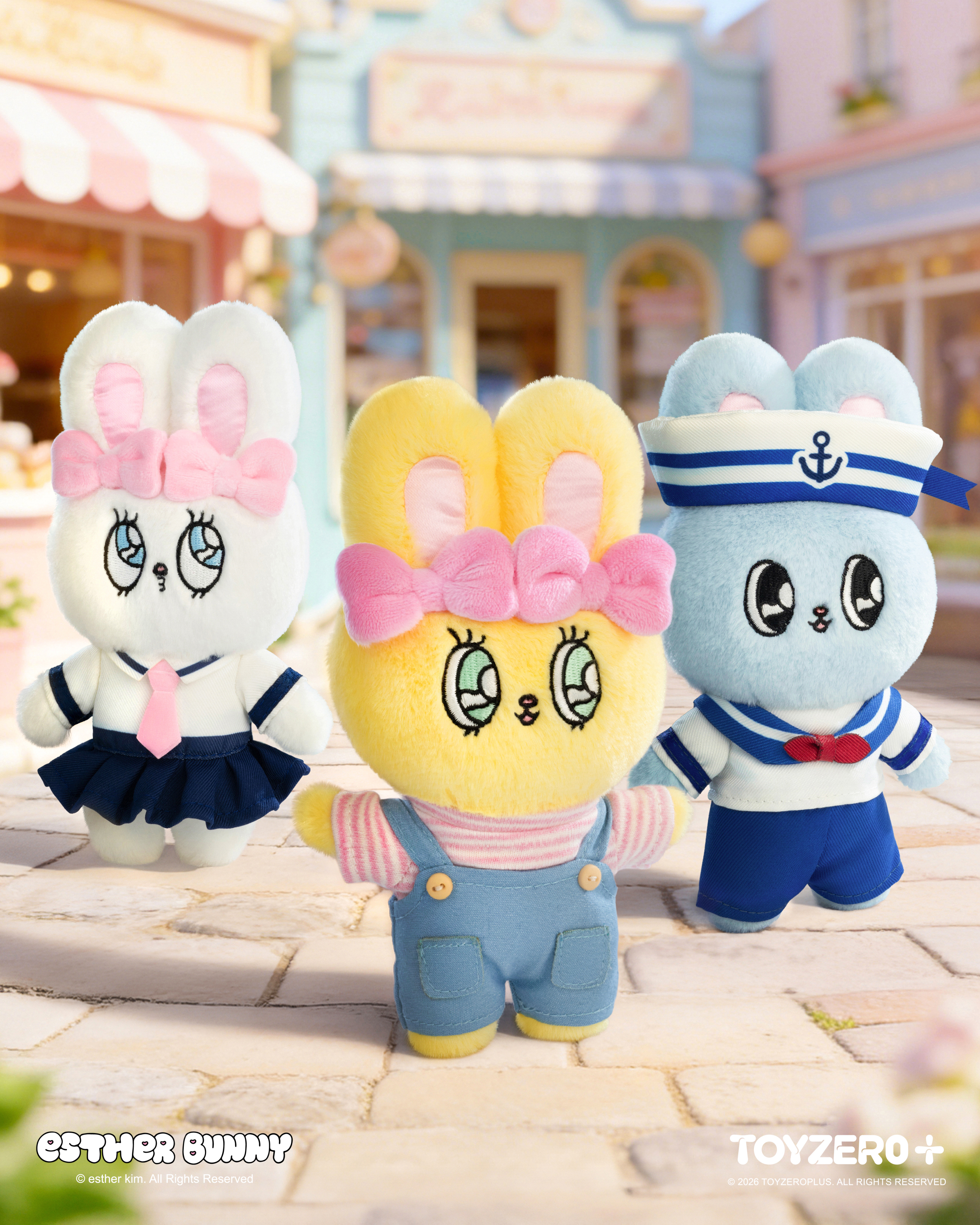 Esther Bunny艾絲樂小兔 - 時尚進行式系列毛絨掛件 (盲盒)