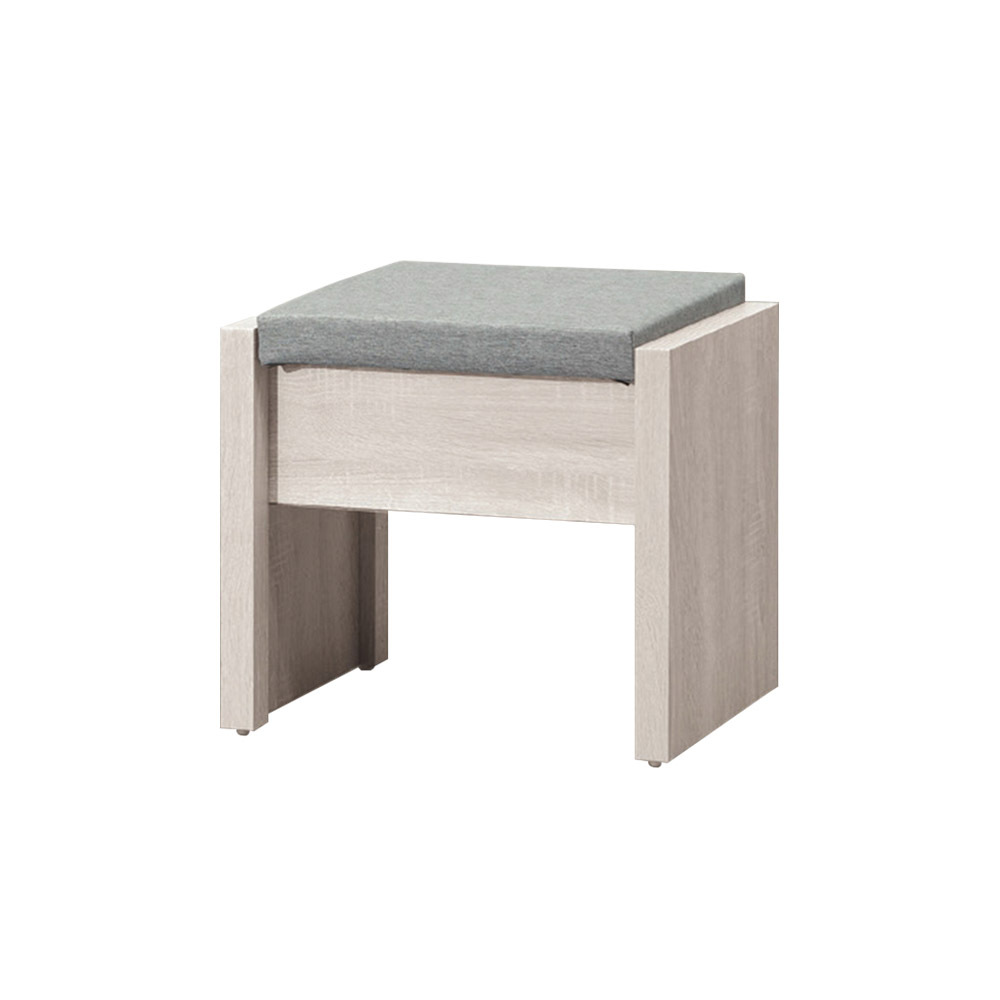 柏蒂家居-沃爾頓掀蓋收納化妝椅/椅凳/小椅子