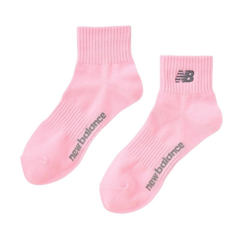 預購┃日本 New Balance 三雙一組 粉紅色 Logo 襪子