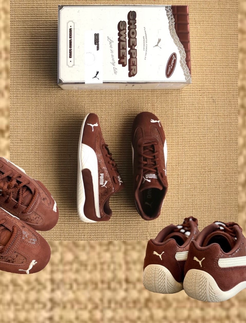 PUMA 休閒鞋 SPEEDCAT SHOE-PER SWEET 巧克力 賽車鞋 男女 40667501