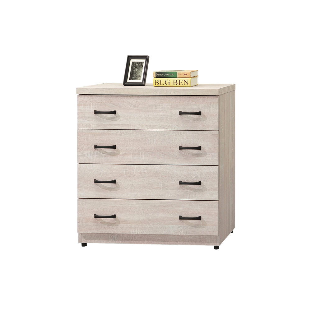 柏蒂家居-西拉2.7尺四斗櫃/四抽收納置物櫃