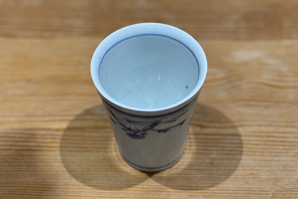 中田窯-萬用杯 吳須 菊