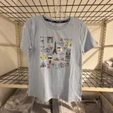 [S] KARL LAGERFELD BLUE AURA WHIMSY TEE, L5WHDB52-QA9 (SKL1543)