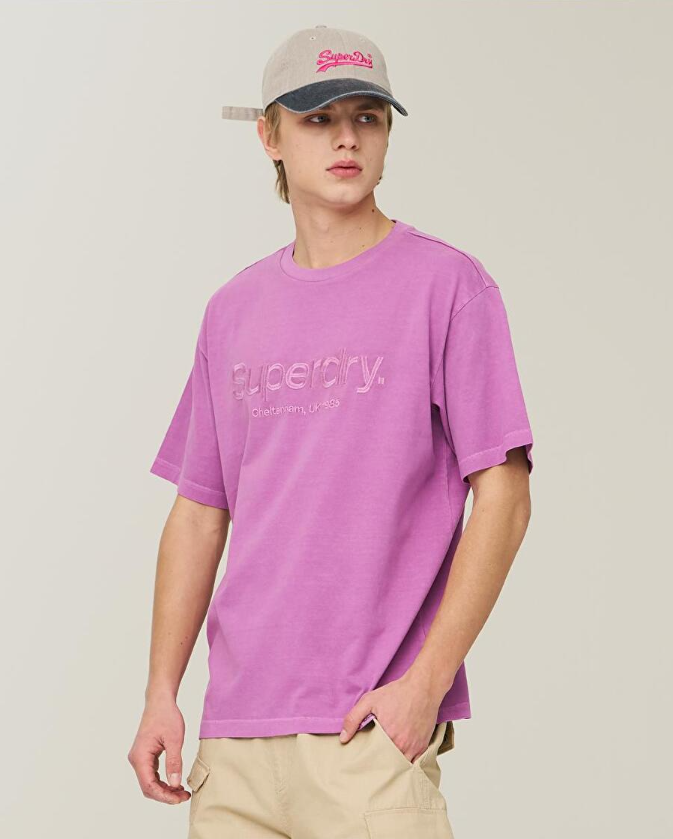 【直播】SUPERDRY LX022302 經典極簡標誌短 T