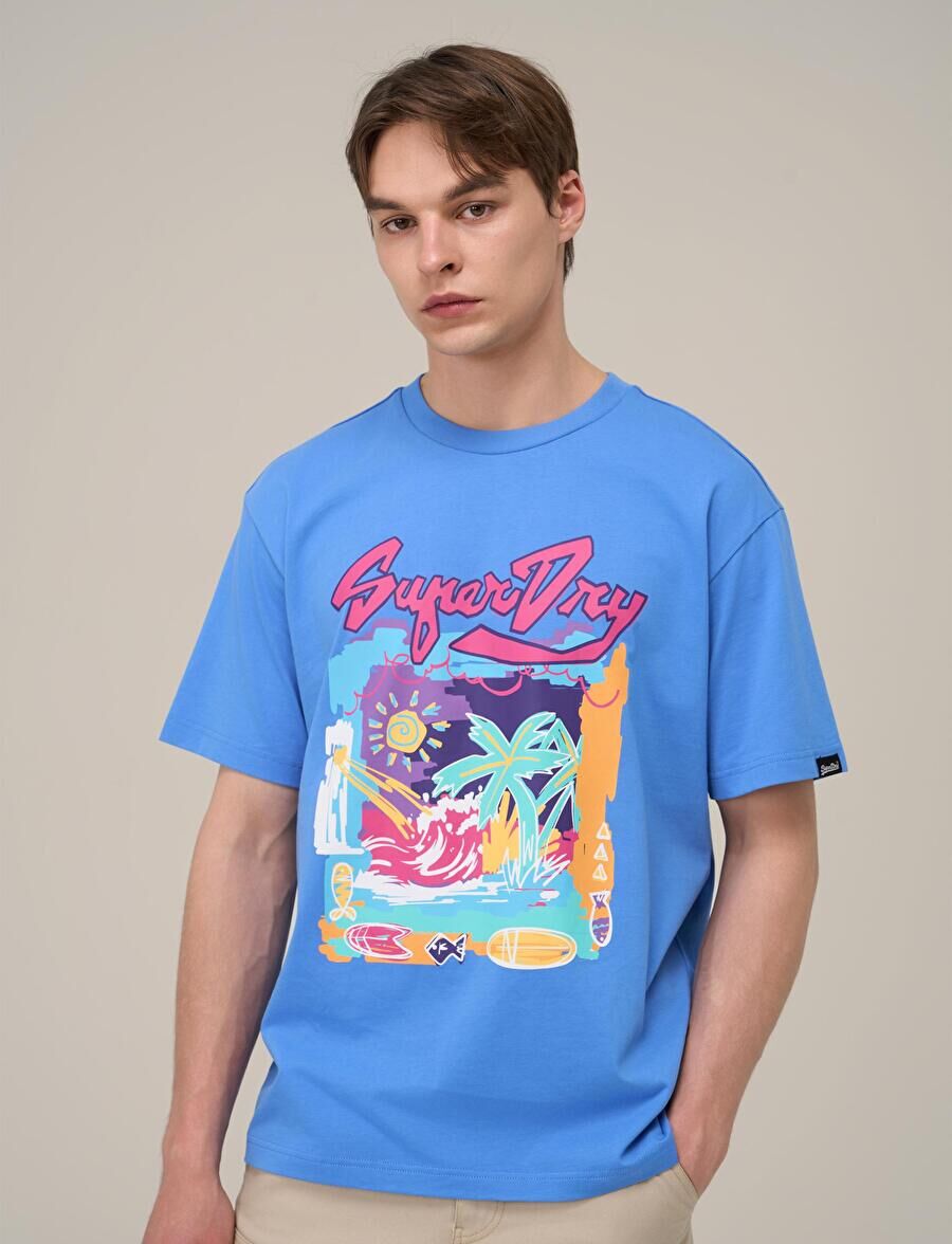 【直播】SUPERDRY LX022305 復古街頭衝浪感短 T