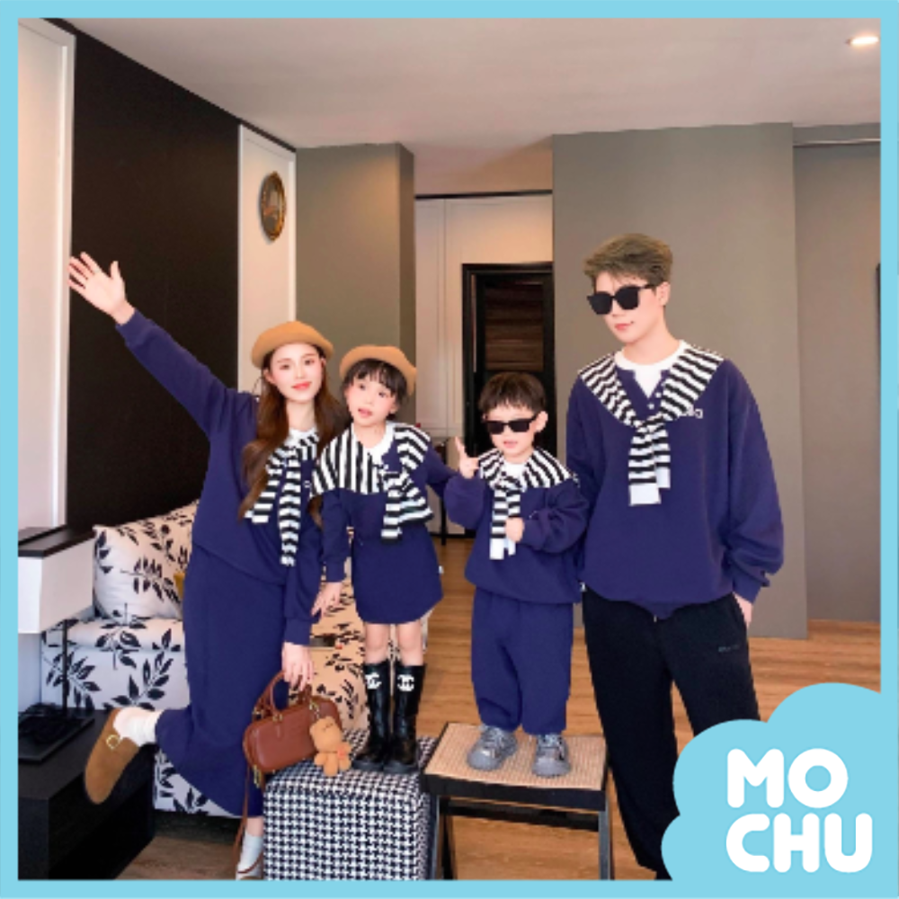 氣質Ｖ領假兩件親子裝(不含披肩)