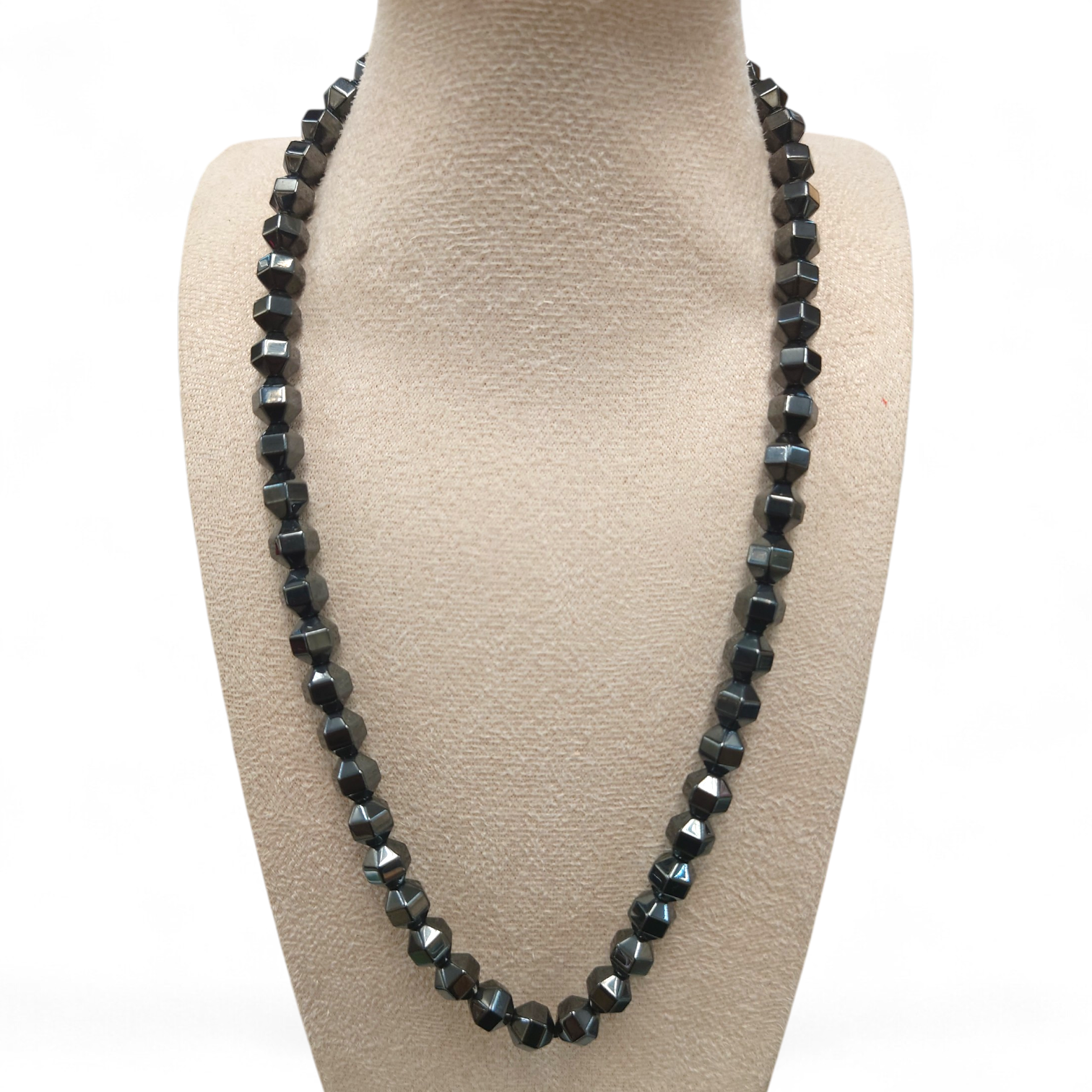 A29 DAIICHI 6A醫療級鈦黑磁石8mm鑽石切割頸串