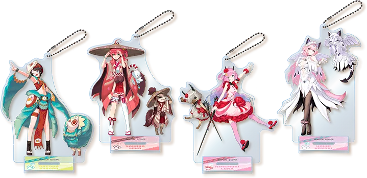 「官品代夾」Monster Hunter Wild x hololive 周邊 第2彈  (大空スバル/さくらみこ /姫森ルーナ /博衣こより)