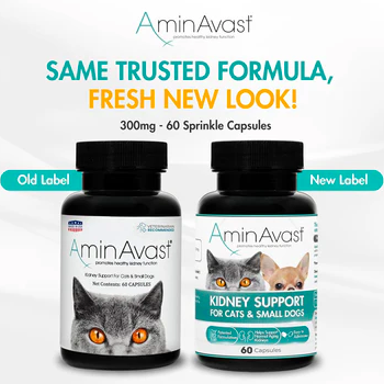 AminAvast - 胺腎 腎臟健康營養補充劑- 小型犬及貓咪適用 (60粒裝)