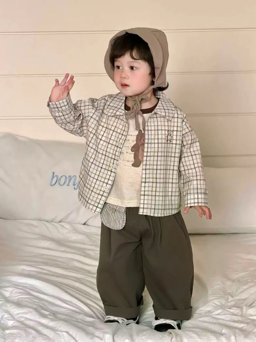 條紋造型小包休閒褲