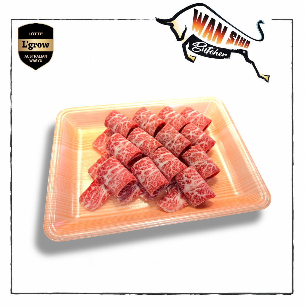 澳洲Lotte 雪花和牛小排M8-9 (火鍋片) 220-230g