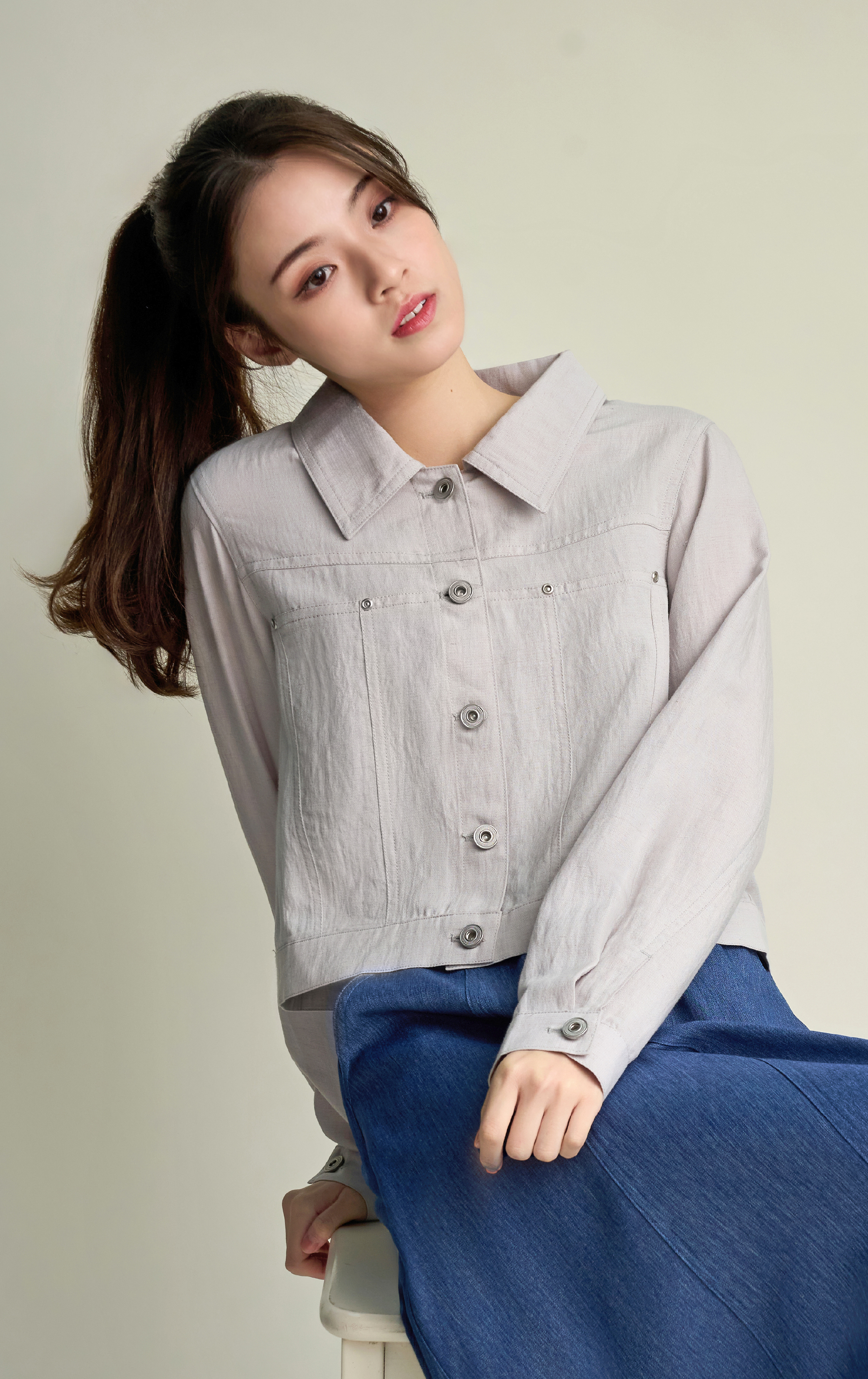 開胸鈕扣外套 JK0201