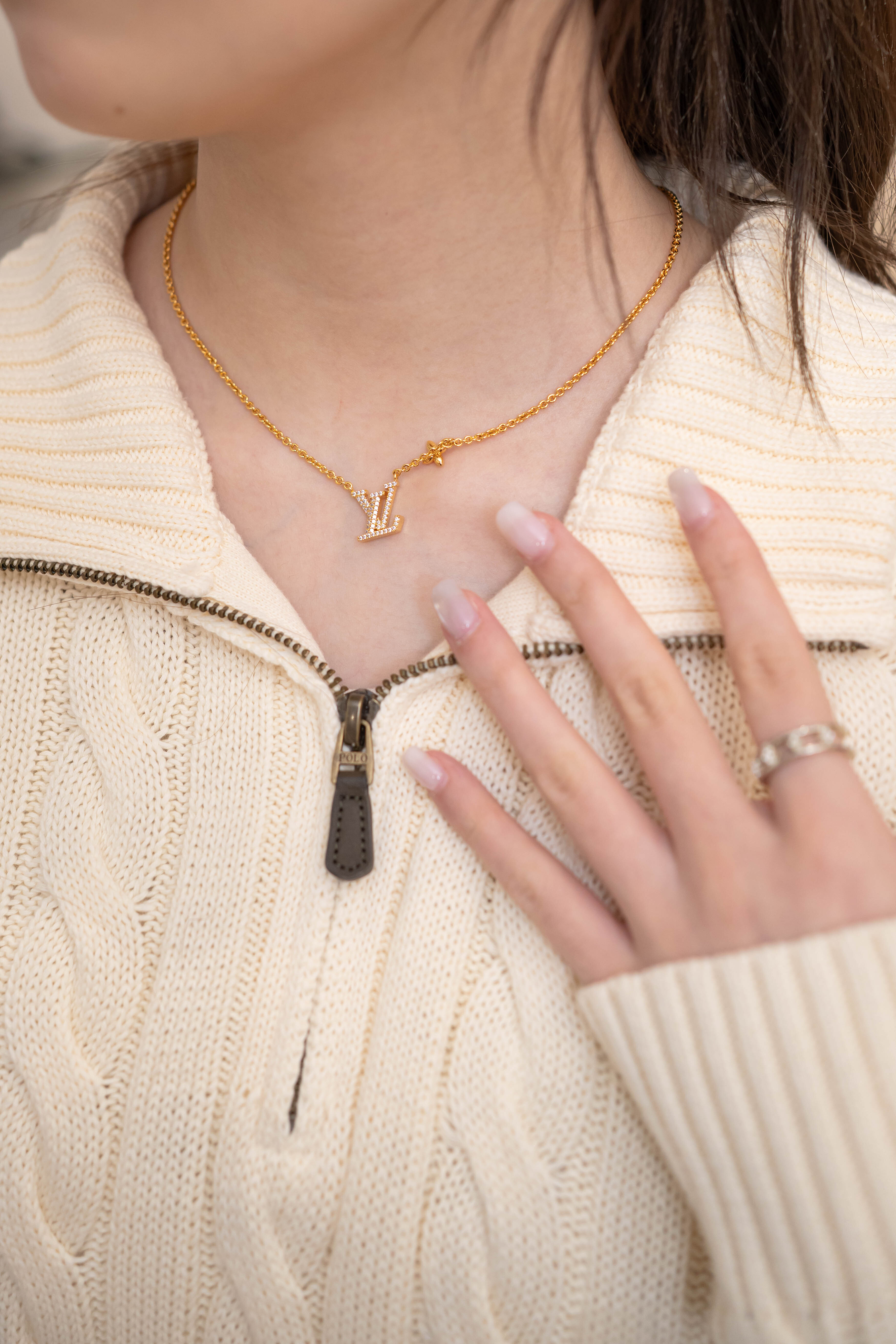 Louis Vuitton LV Iconic水晶頸鏈