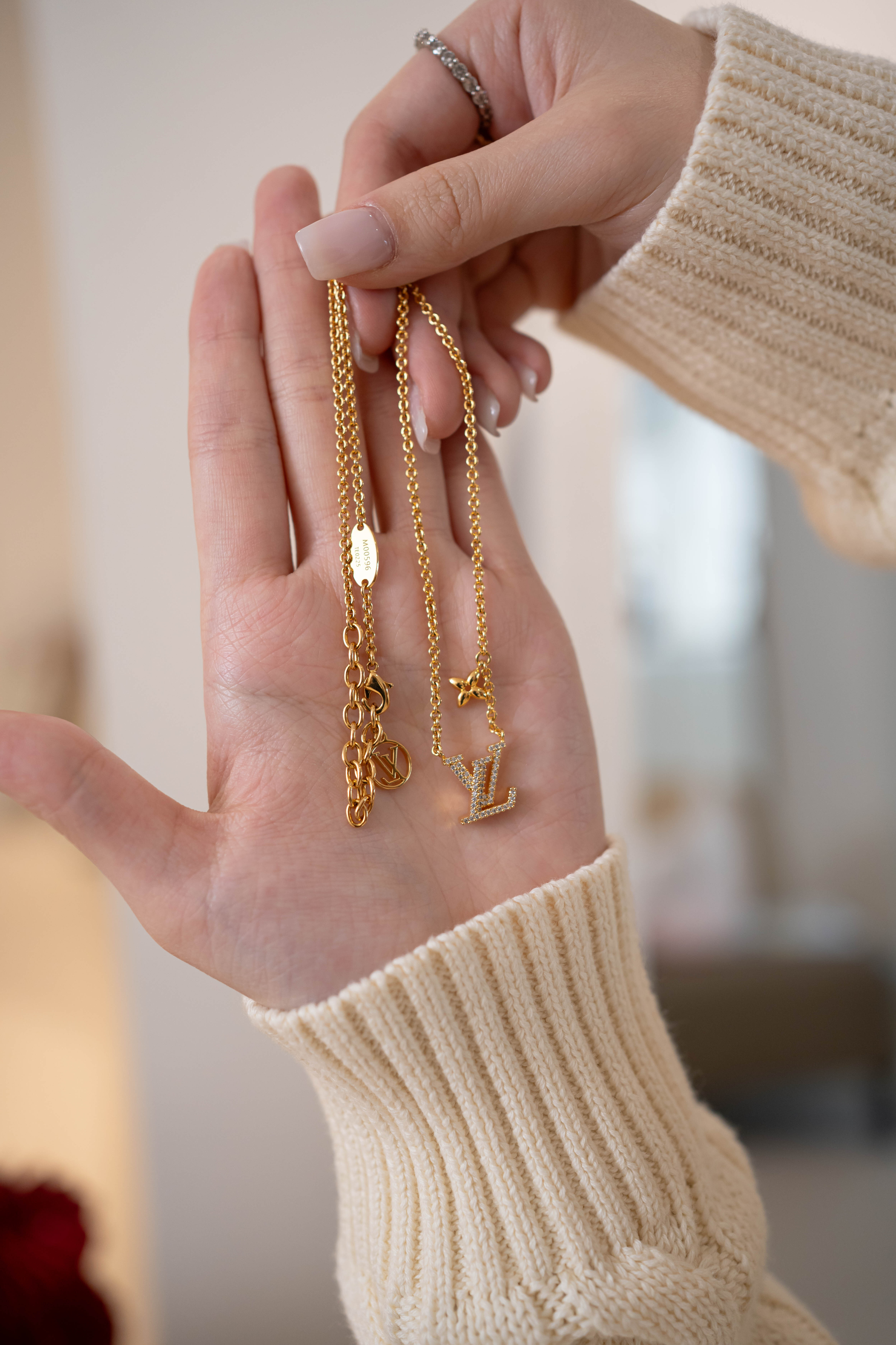 Louis Vuitton LV Iconic水晶頸鏈