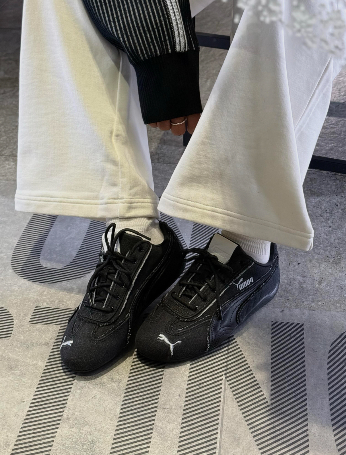 本週限時接單!! PUMA Speedcat Craft Denim 碳黑色 外縫線 牛仔黑 全黑 單寧 破壞 不修邊 復古 賽車鞋 薄底鞋 407110-01/預購