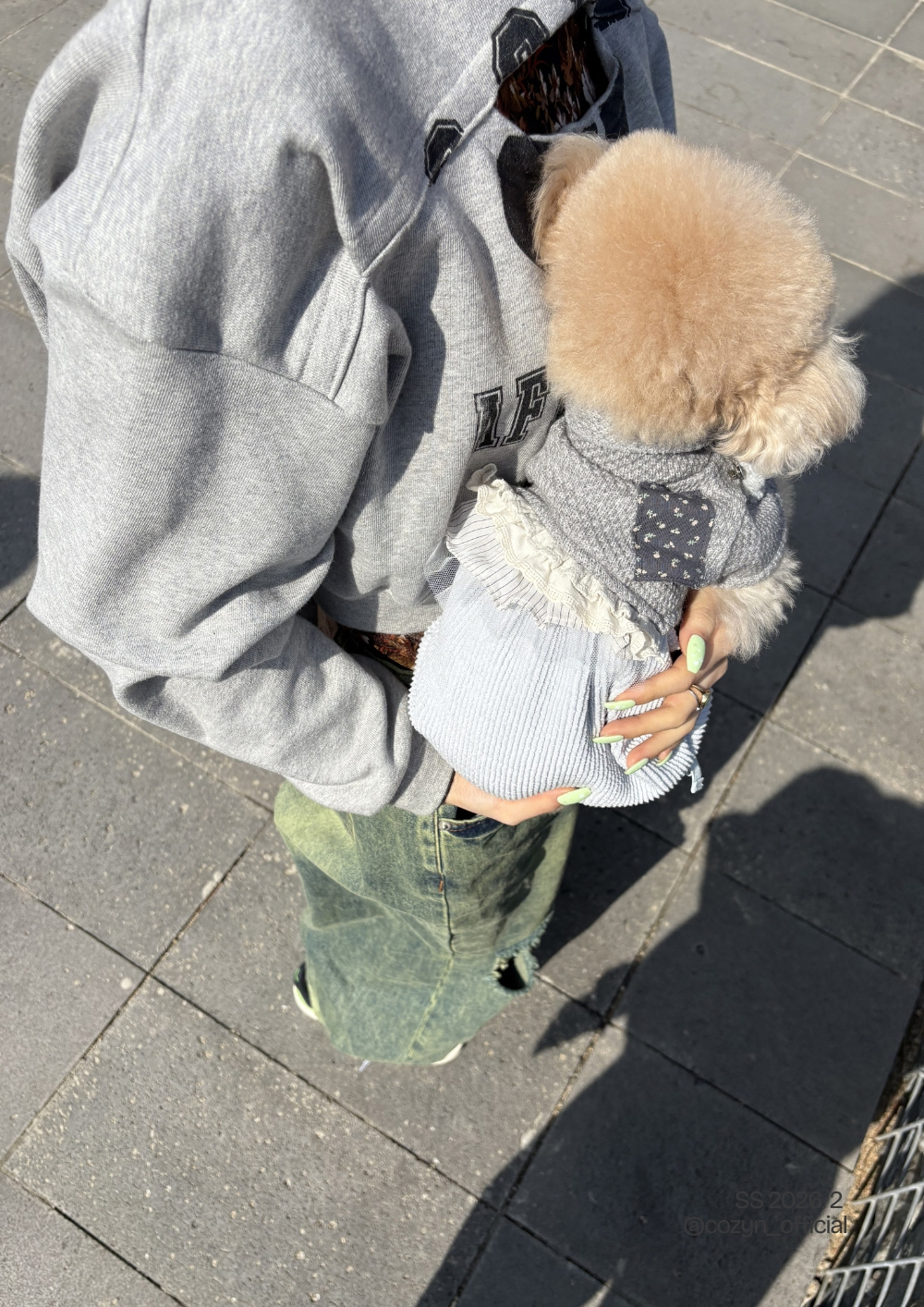 COZY-N 玩偶短板針織衫