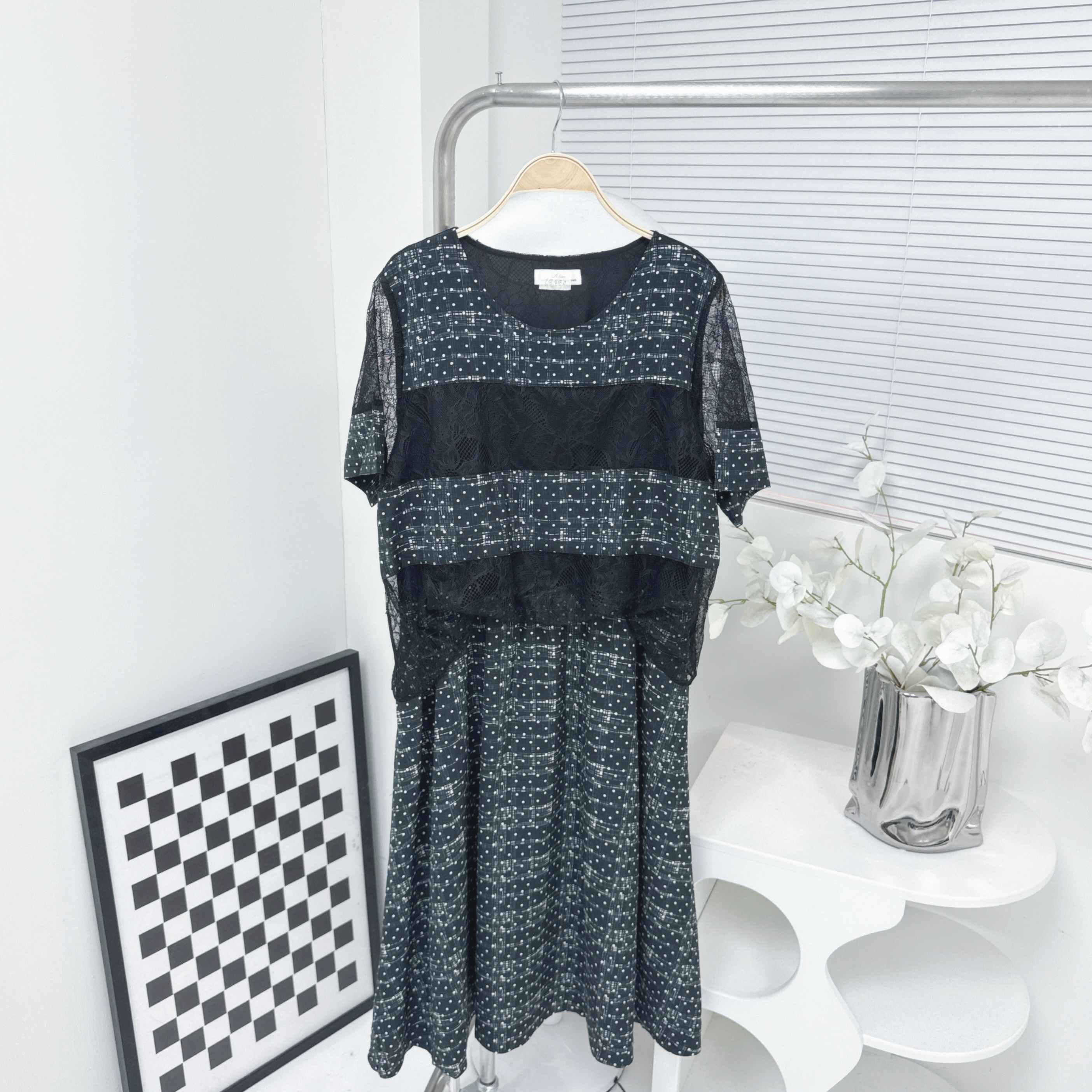 【廠家制】點點拼Lace橡筋腰OPS