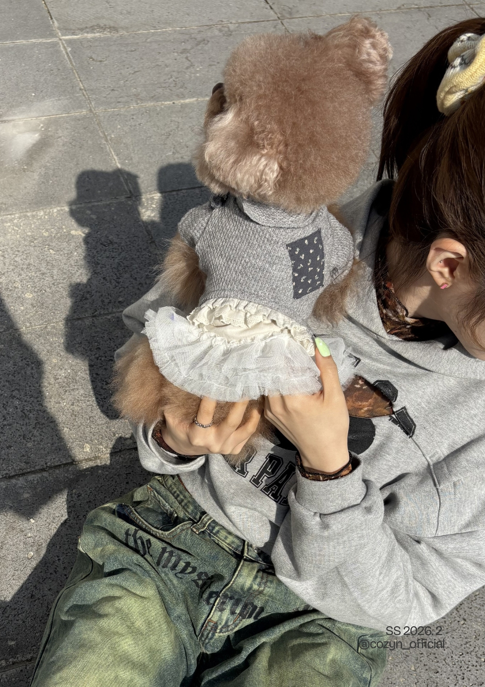 COZY-N 玩偶短板針織衫