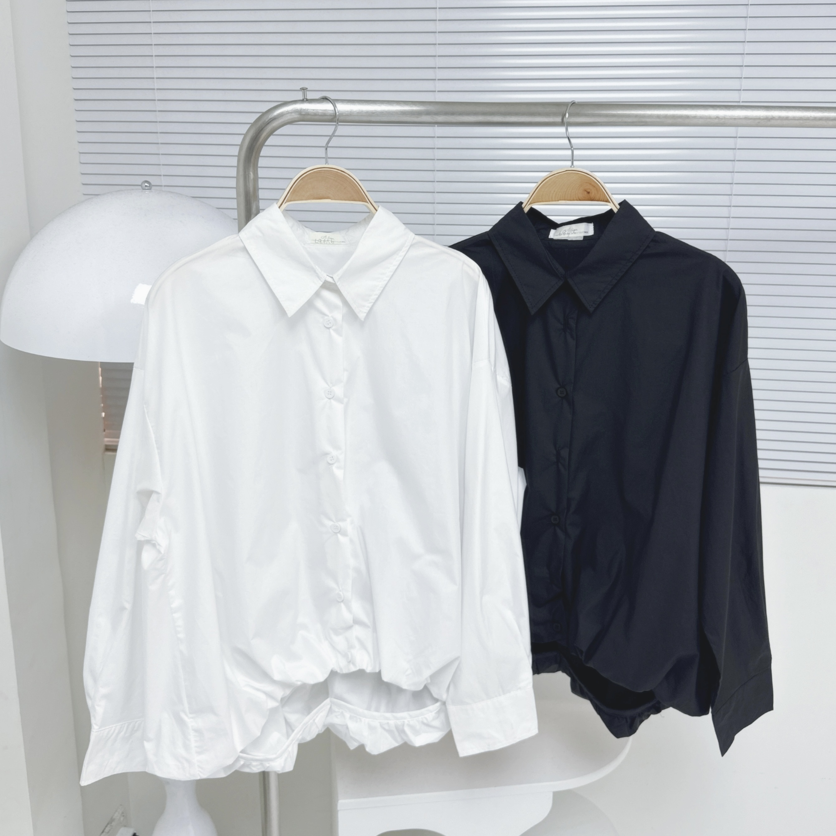 【廠家制】束腳淨色長袖恤