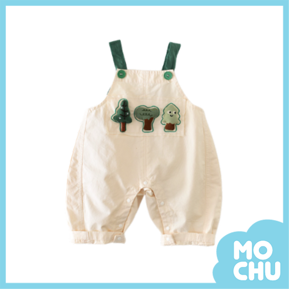 澎澎小樹木吊帶長褲