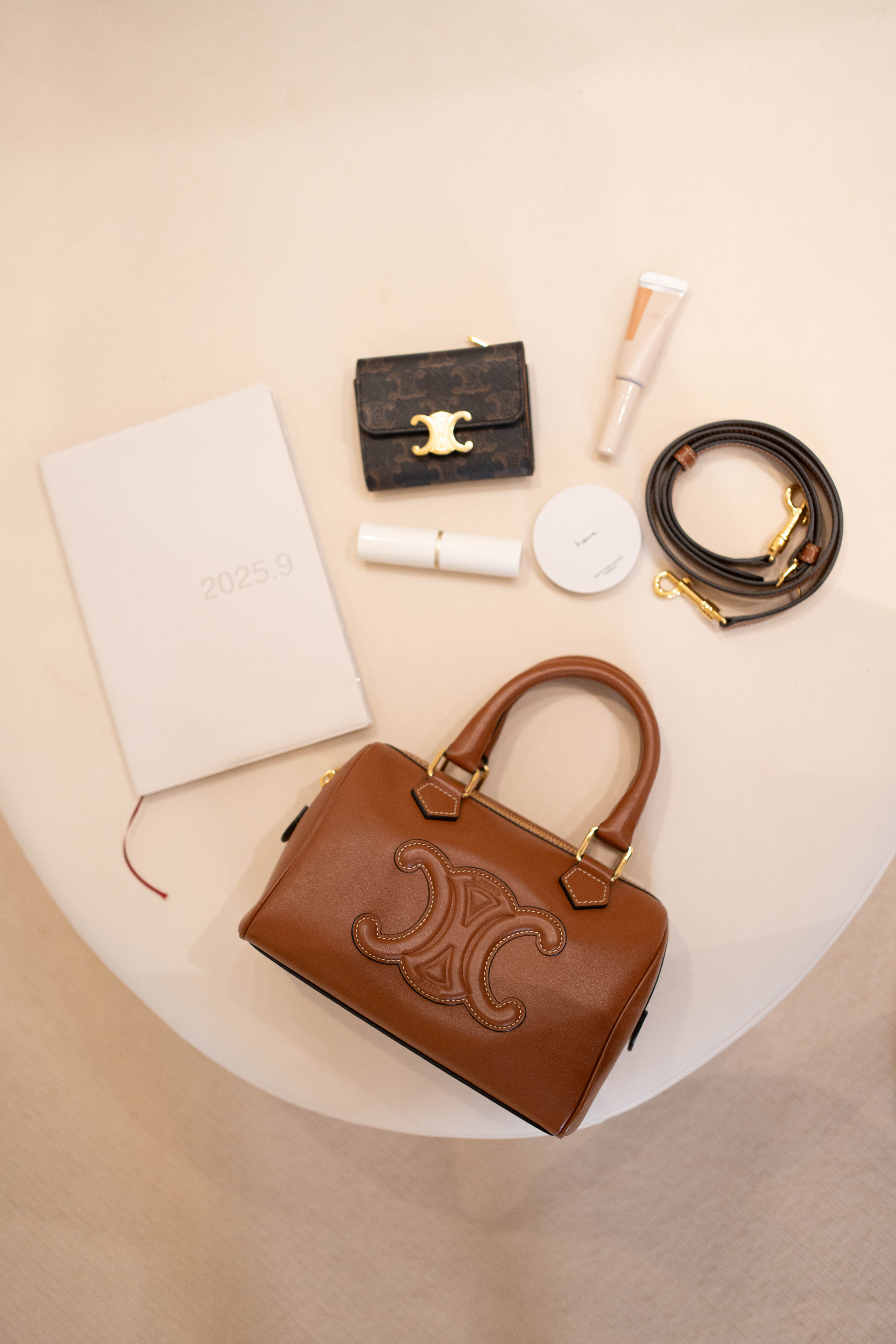 Celine Small Boston Cuir Triomphe