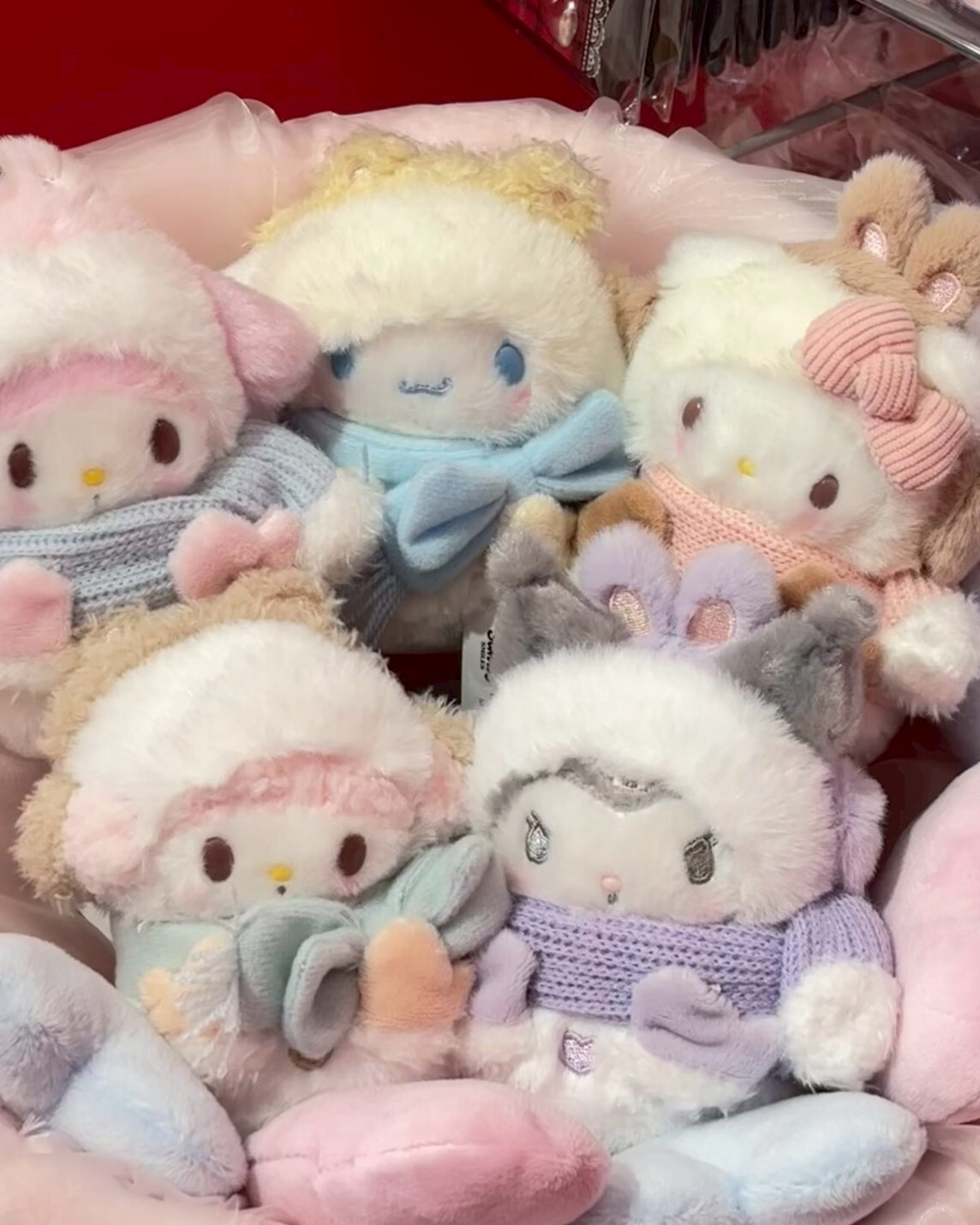 <正版授權>SANRIO 三麗鷗 堆雪人系列 毛絨 吊飾 掛件 共5款