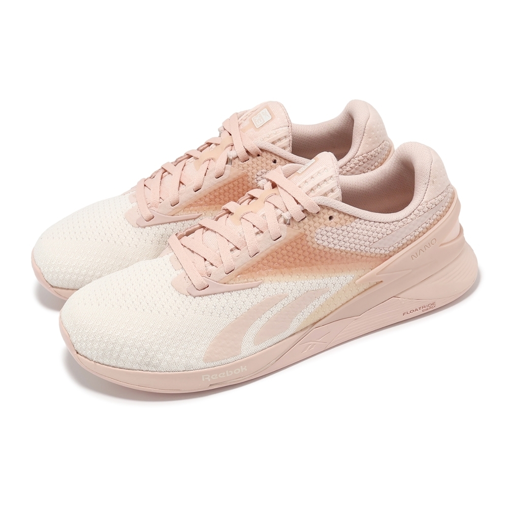 【下殺↘ $990】Reebok 訓練鞋 Nano X4 粉 白 支撐 穩定 運動鞋 女鞋男段 100033512