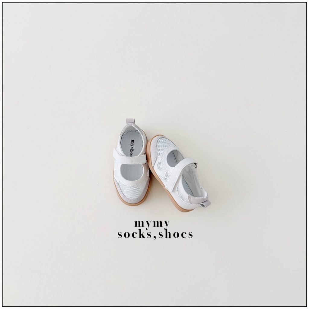 正韓春Mysocks 米白透氣休閒鞋
