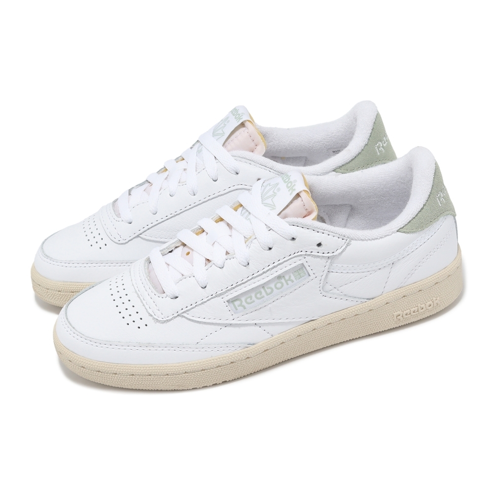 【下殺↘ $990】Reebok 休閒鞋 Club C 85 白 綠 復古 網球鞋 女 100074232