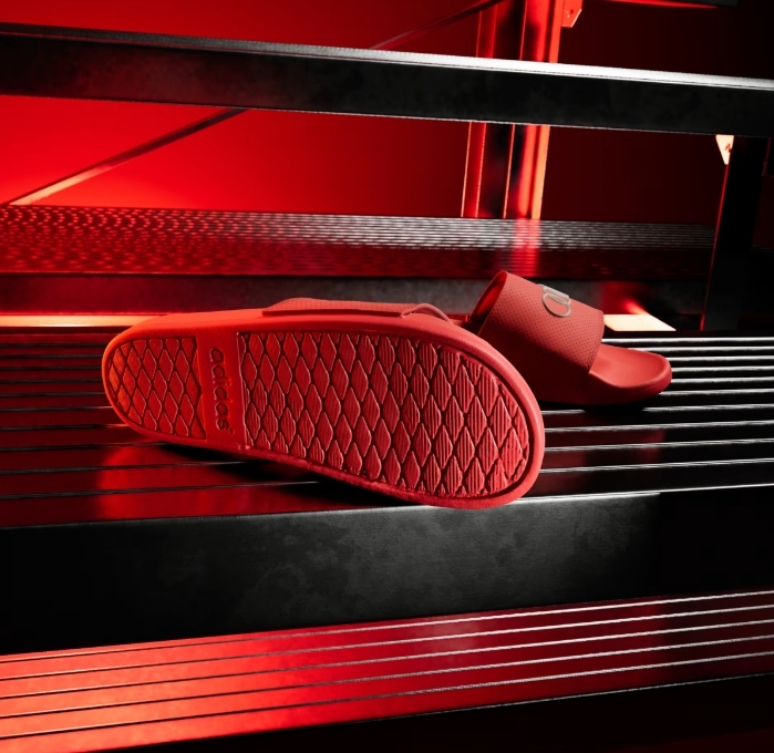 ADIDAS AUDI 奧迪 聯名 麵包拖鞋 運動休閒拖鞋 紅【KI6083】灰【KI6084】