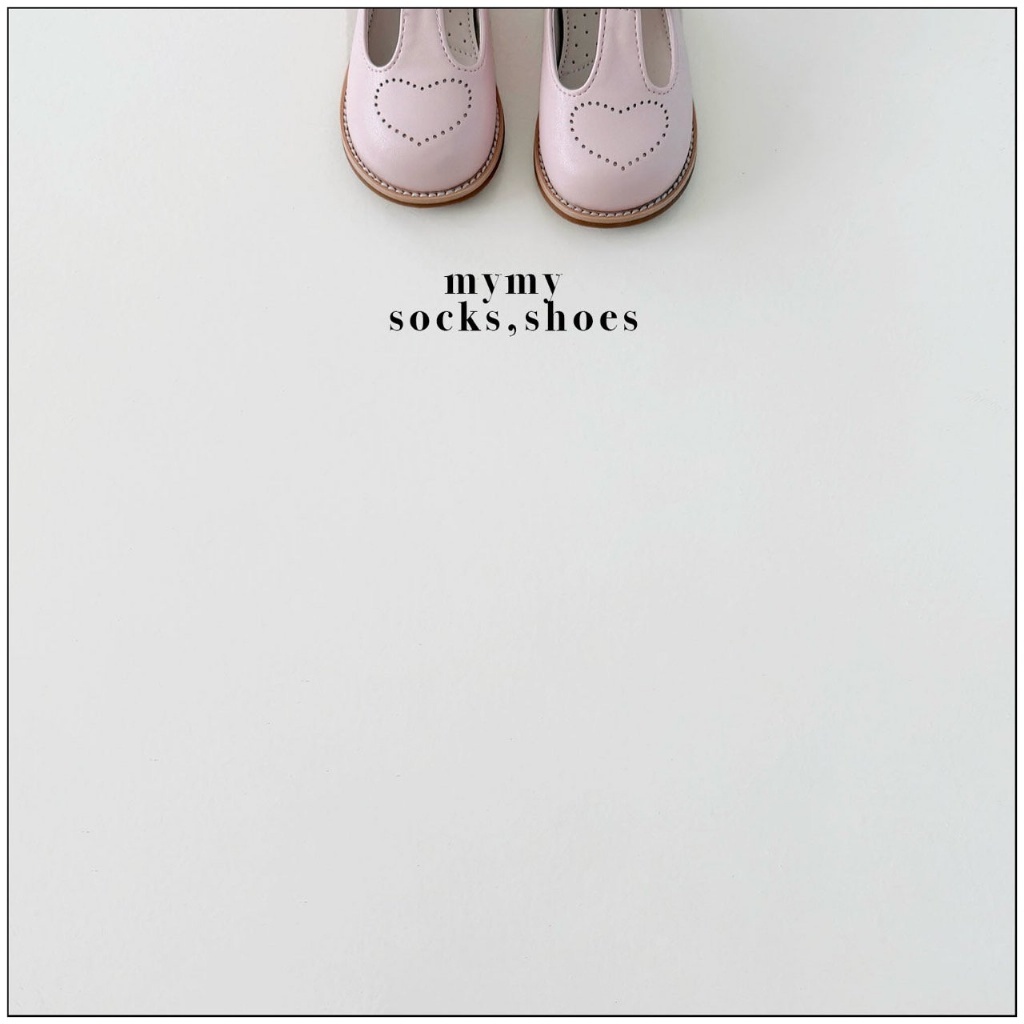 正韓春Mysocks 兩色甜美愛心娃娃鞋