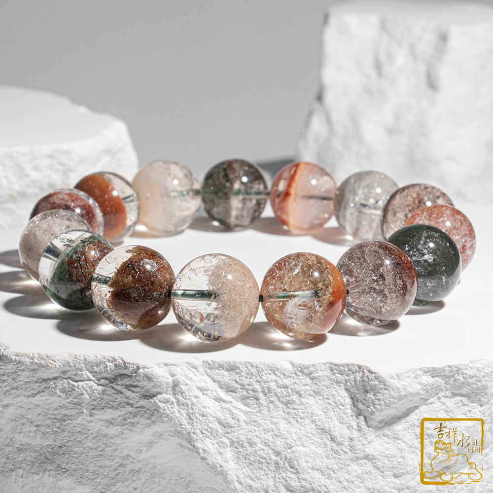 彩幽靈聚寶盆手珠 14.5mm 財富機會